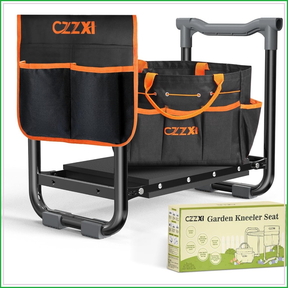 Gardening Tools For Seniors - Garden Kneeler and Seat, Wider Thicker