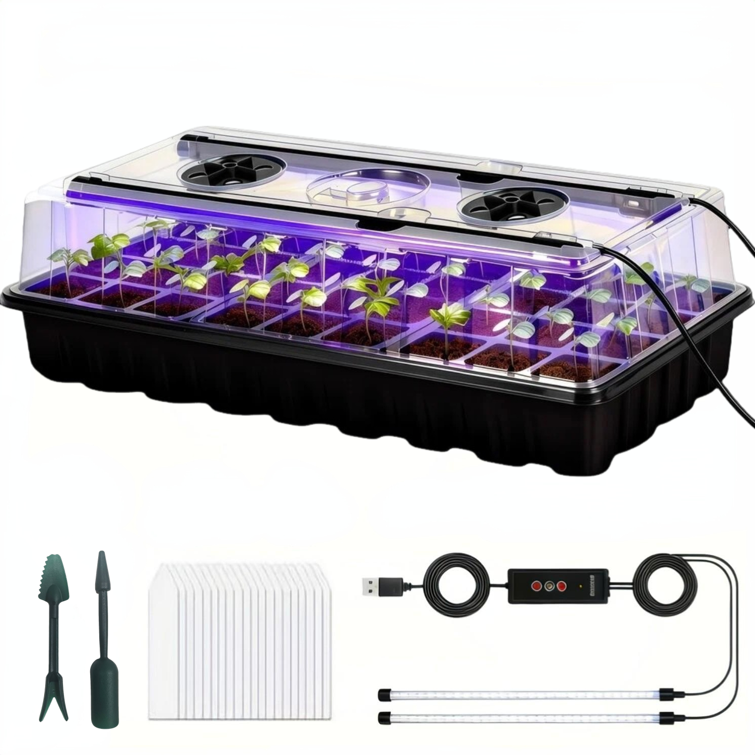 Seed Starter Trays - 36-Cell Seed Starter Tray W/ Grow