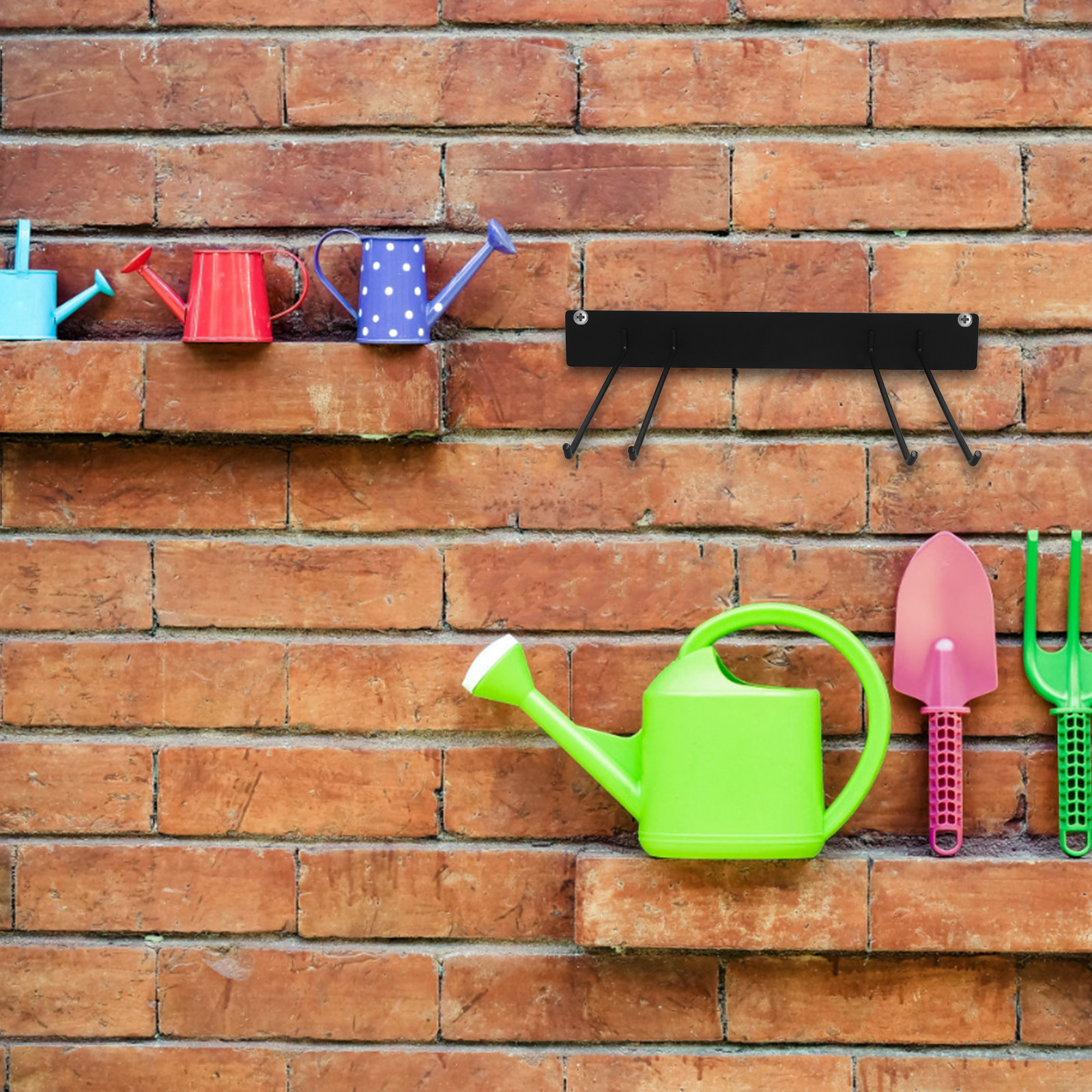 Gardening Tools Rack - Space Saving Wall Tool Organizer for