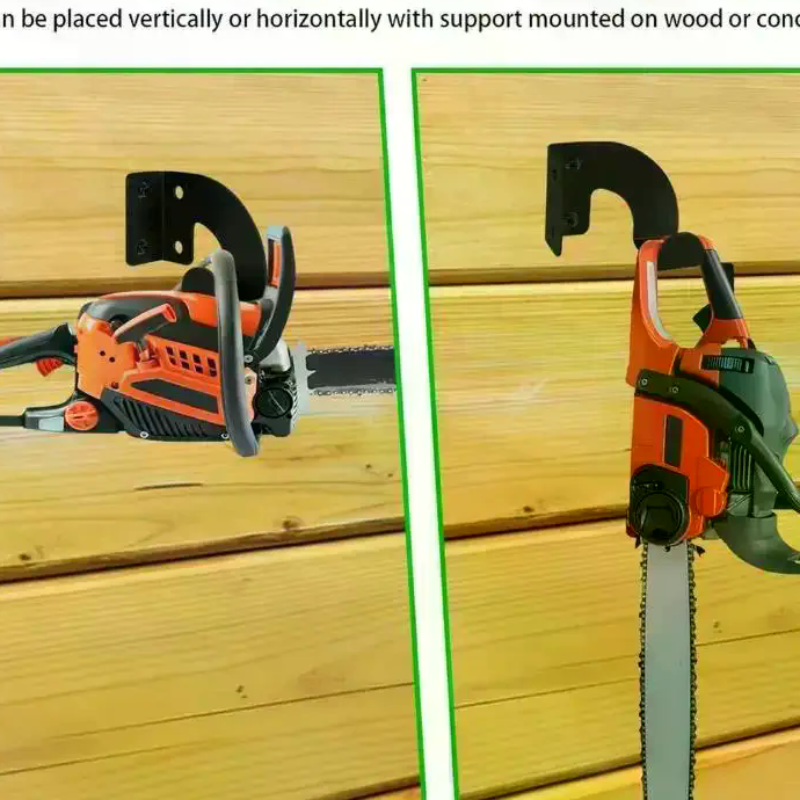 Gardening Tools Rack - Chainsaw Wall Mount Heavy Duty Chainsaw