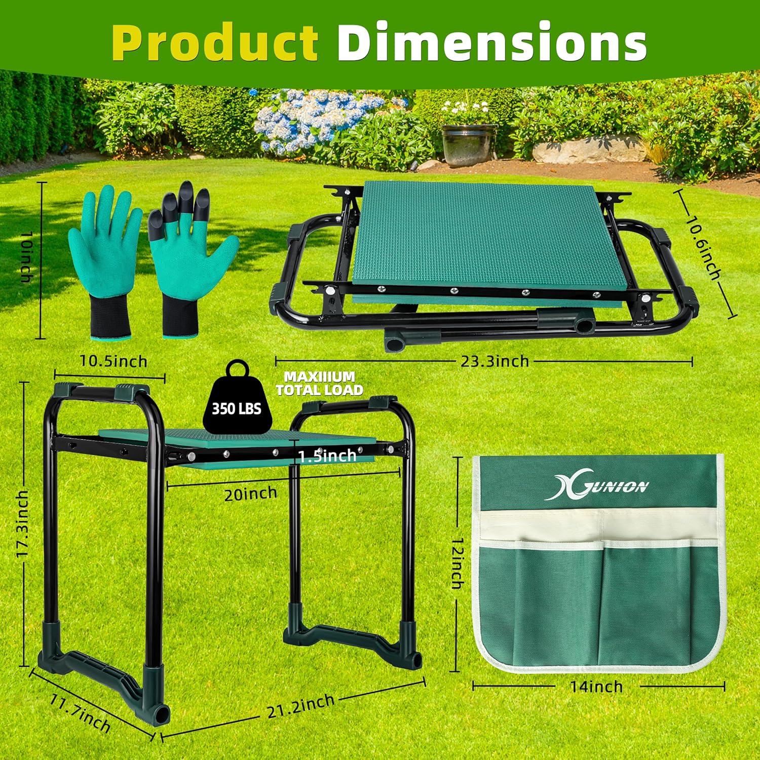 Heavy Duty Garden Kneeler and  – Gardening Tools For Seniors recenzja i cena