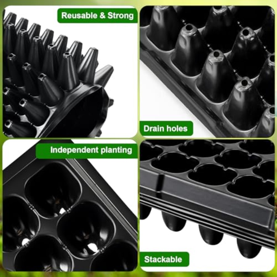Pack 200 Cell Seedling Trays S – Seed Starter Trays recenzja i cena