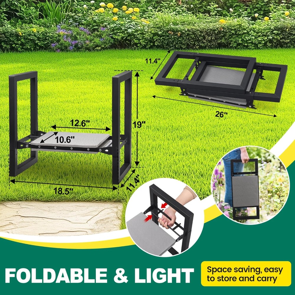 Heavy Duty Garden Kneeler and  – Gardening Tools For Seniors recenzja i cena