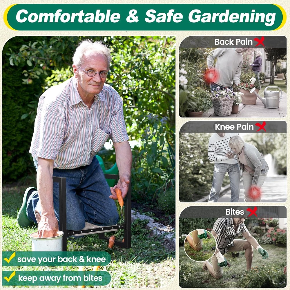 Heavy Duty Garden Kneeler and  – Gardening Tools For Seniors recenzja i cena