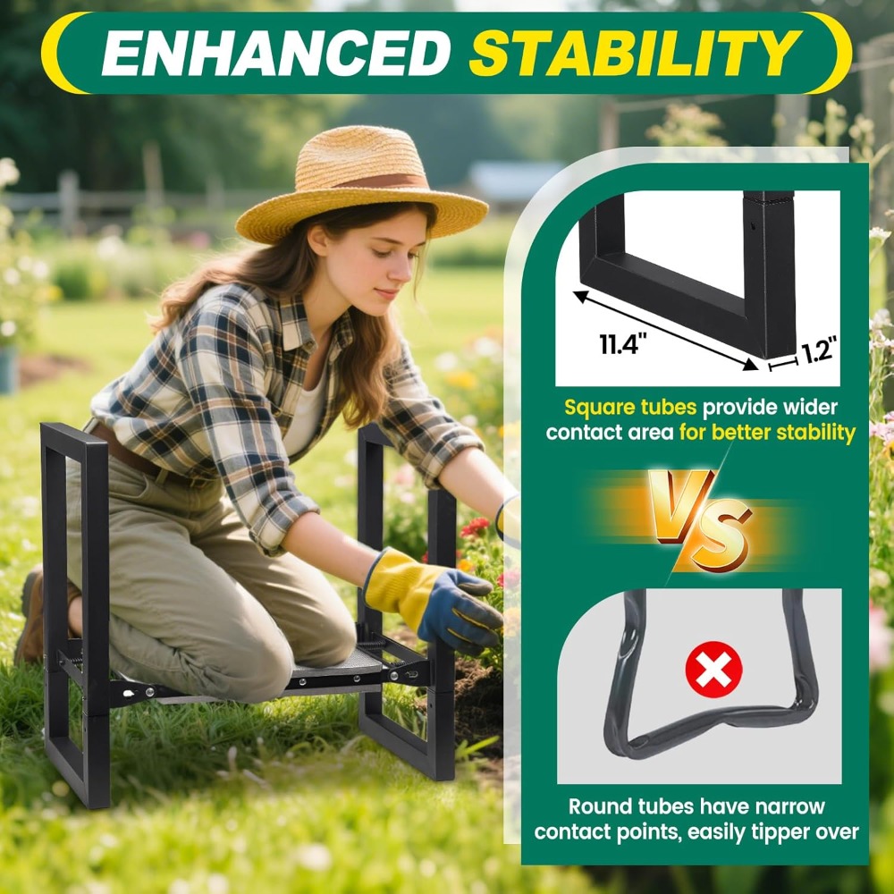 Heavy Duty Garden Kneeler and  – Gardening Tools For Seniors recenzja i cena