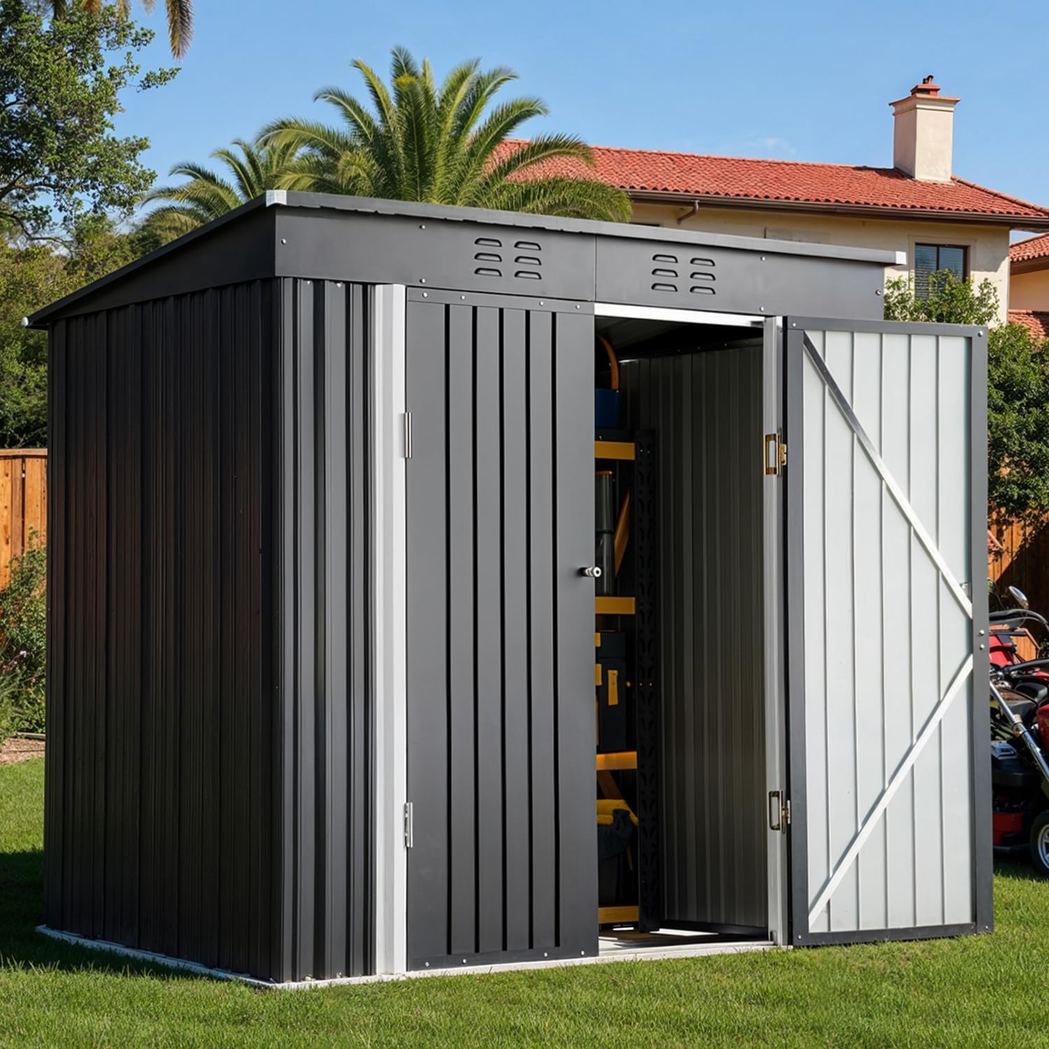 6x4ft Metal Outdoor Storage Sh – Gardening Tools In recenzja i cena