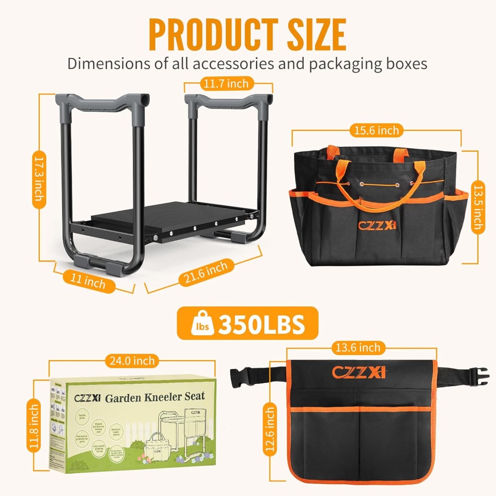 Garden Kneeler and Seat, Wider – Gardening Tools For Seniors recenzja i cena