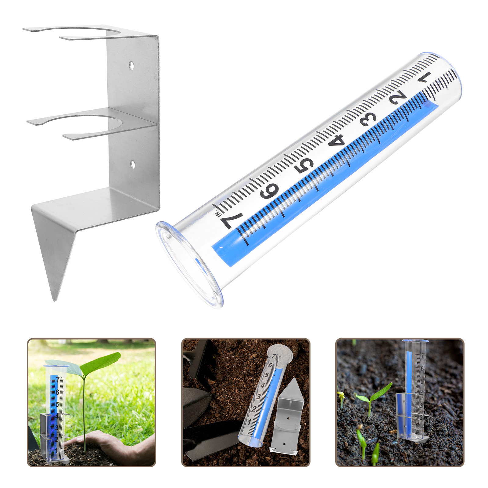 Rain Gauge Garden Lawn Farm Pa – Gardening Tools Rack recenzja i cena
