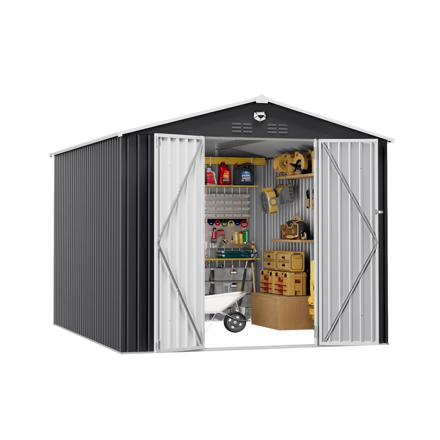 10x12 FT Metal Outdoor Storage – Gardening Tools In recenzja i cena
