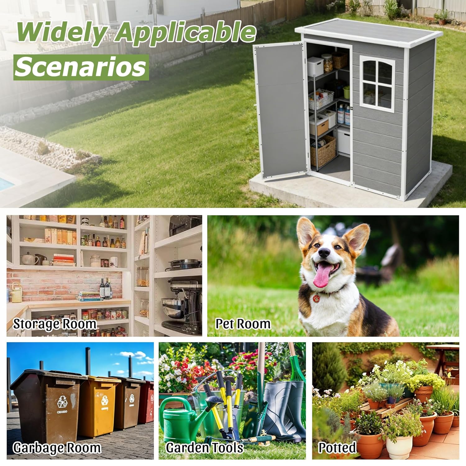 Resin Outdoor Storage Shed Kit – Gardening Tools In recenzja i cena