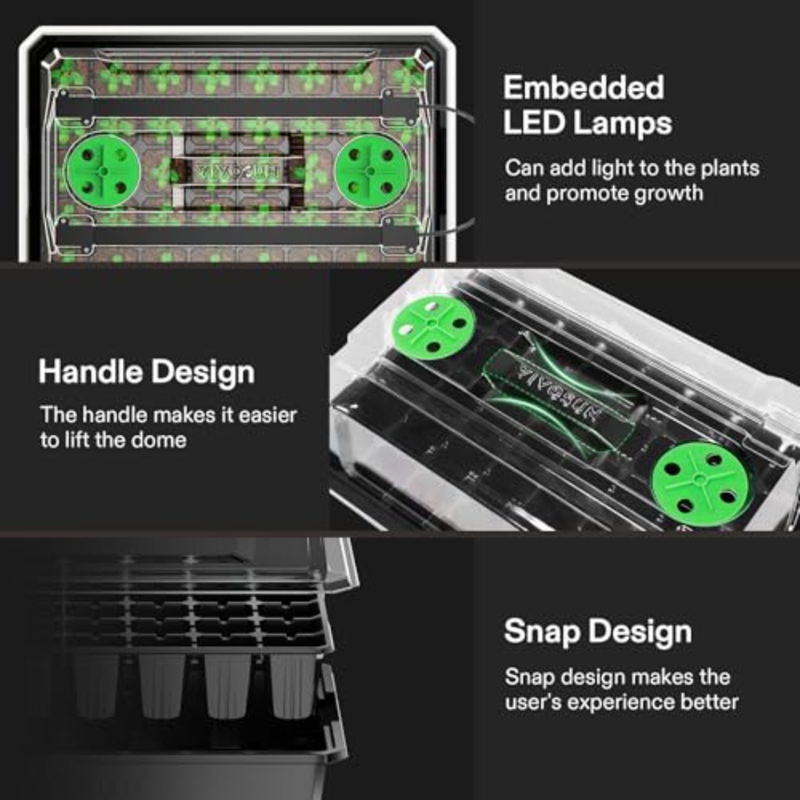 6-Pack Seed Starter Trays for  – Seed Starter Trays recenzja i cena