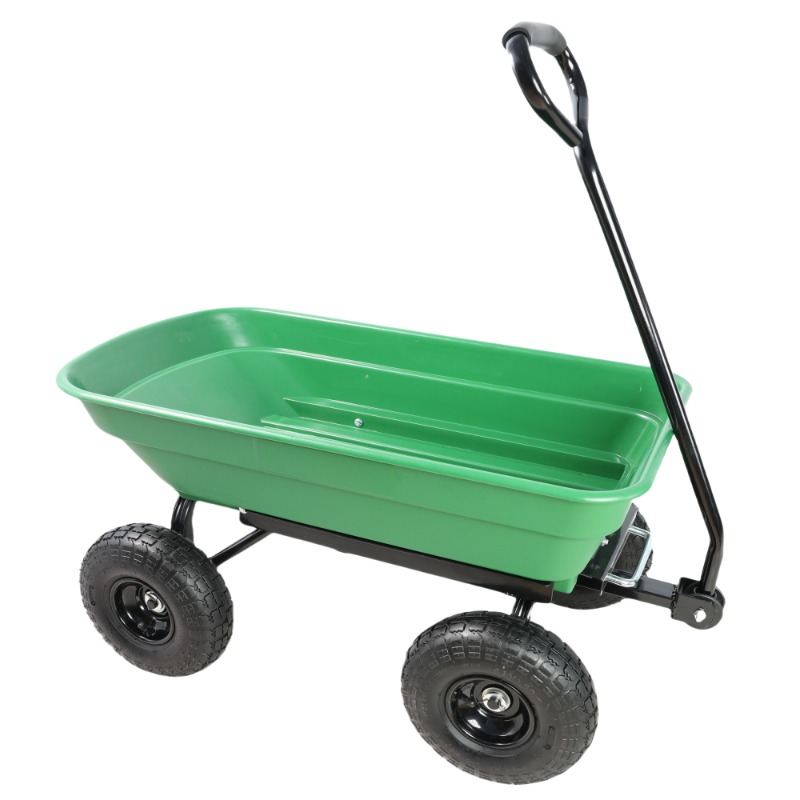 Green Plastic Garden Cart with – Gardening Tools Big recenzja i cena