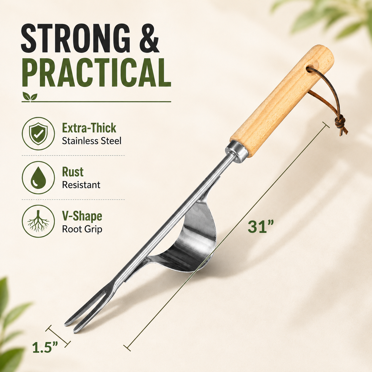 Manual Weed Remover, Stainless – Gardening Tools To Remove Weeds recenzja i cena