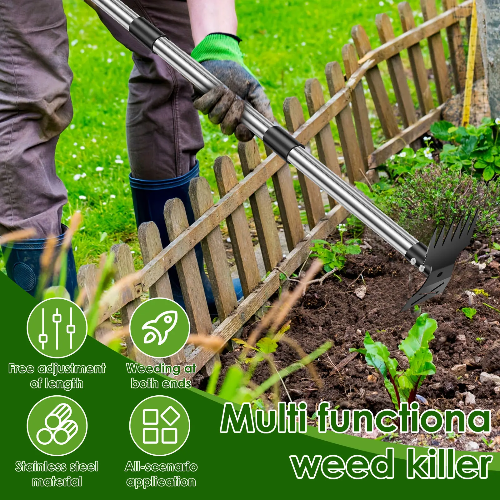 Garden Thatch Rake Stainless S – Gardening Tools To Remove Weeds recenzja i cena