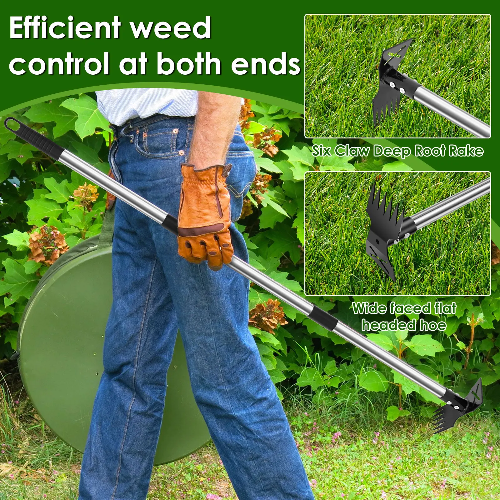 Garden Thatch Rake Stainless S – Gardening Tools To Remove Weeds recenzja i cena