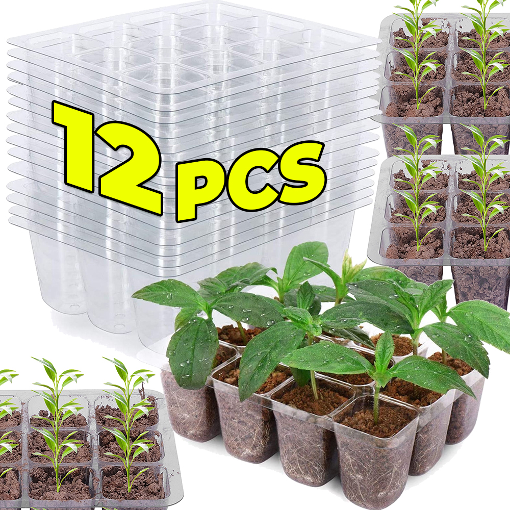 6/12Holes Plant Nursery Tray P – Seed Starter Trays recenzja i cena