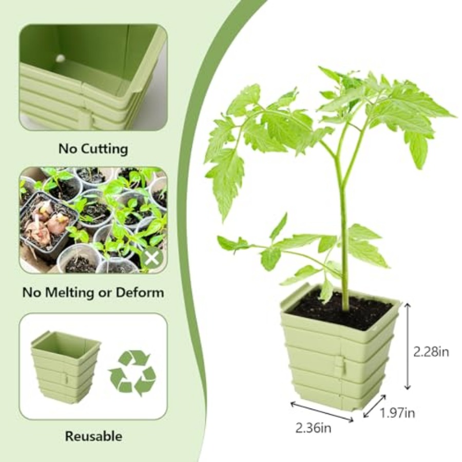 Side-Open Seed Starter Tray 8- – Seed Starter Trays recenzja i cena