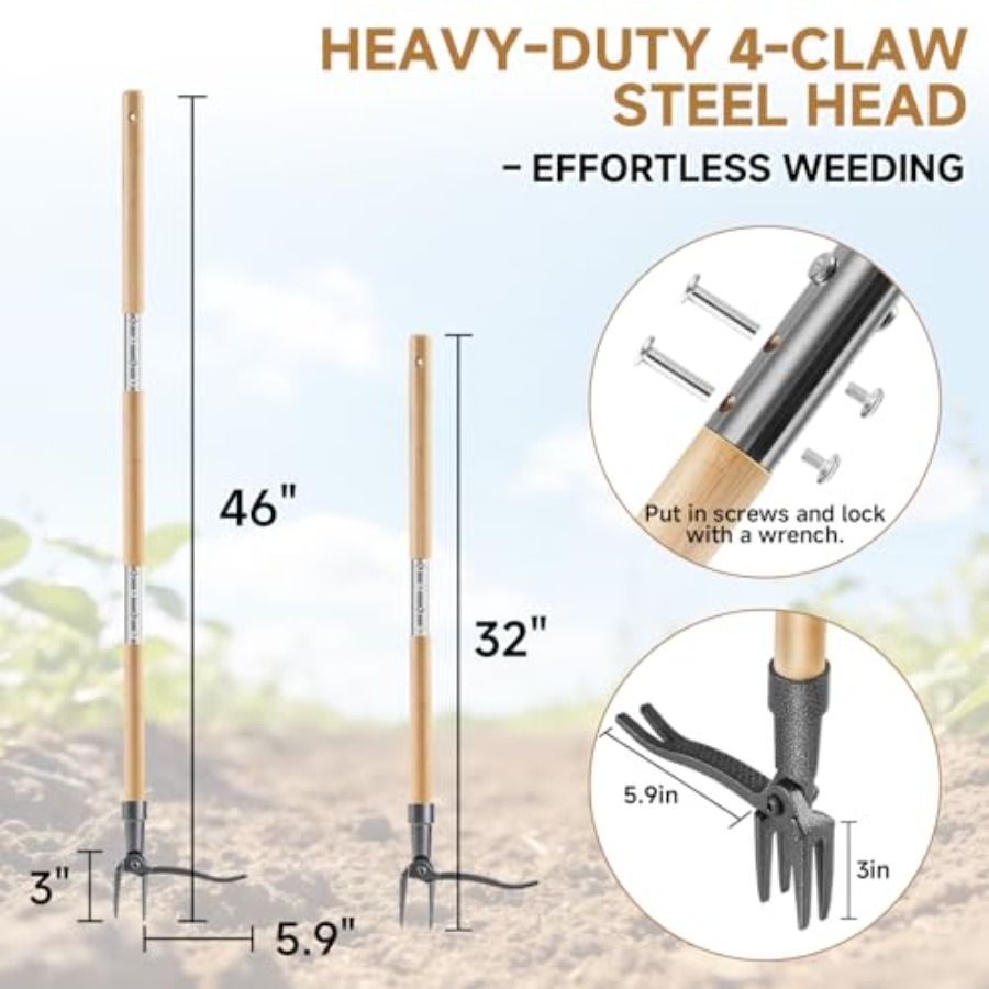 Long Handle Weed Pulling Tool  – Gardening Tools For Seniors recenzja i cena