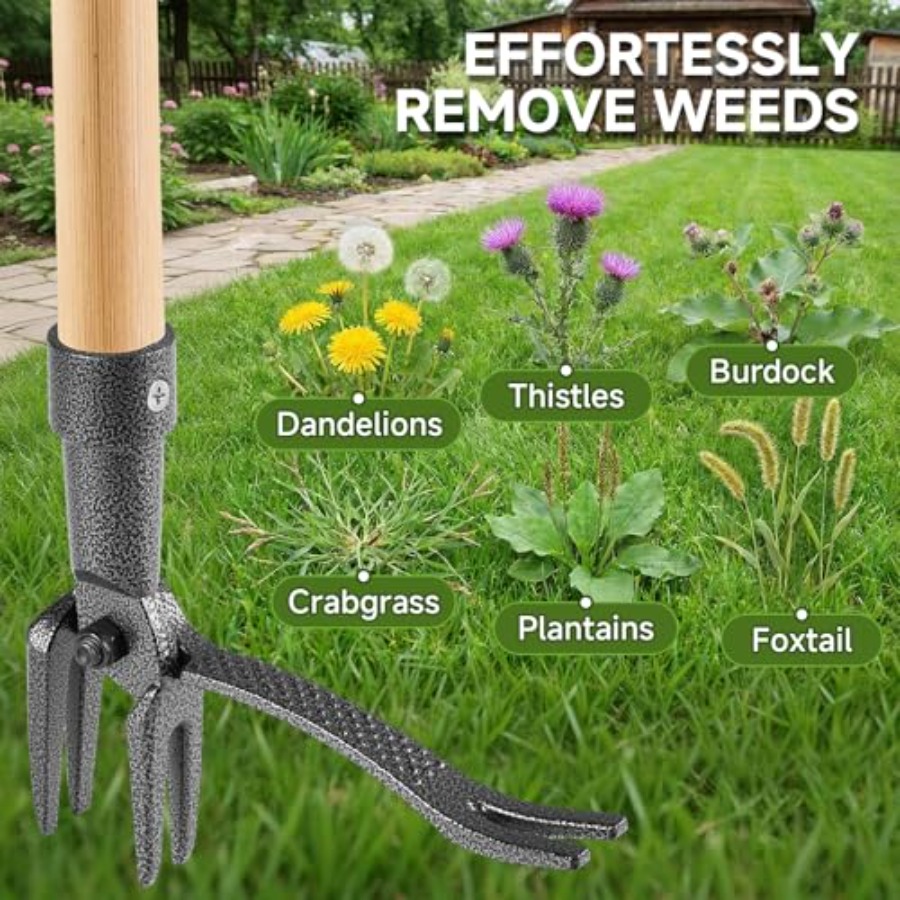 Long Handle Weed Pulling Tool  – Gardening Tools For Seniors recenzja i cena