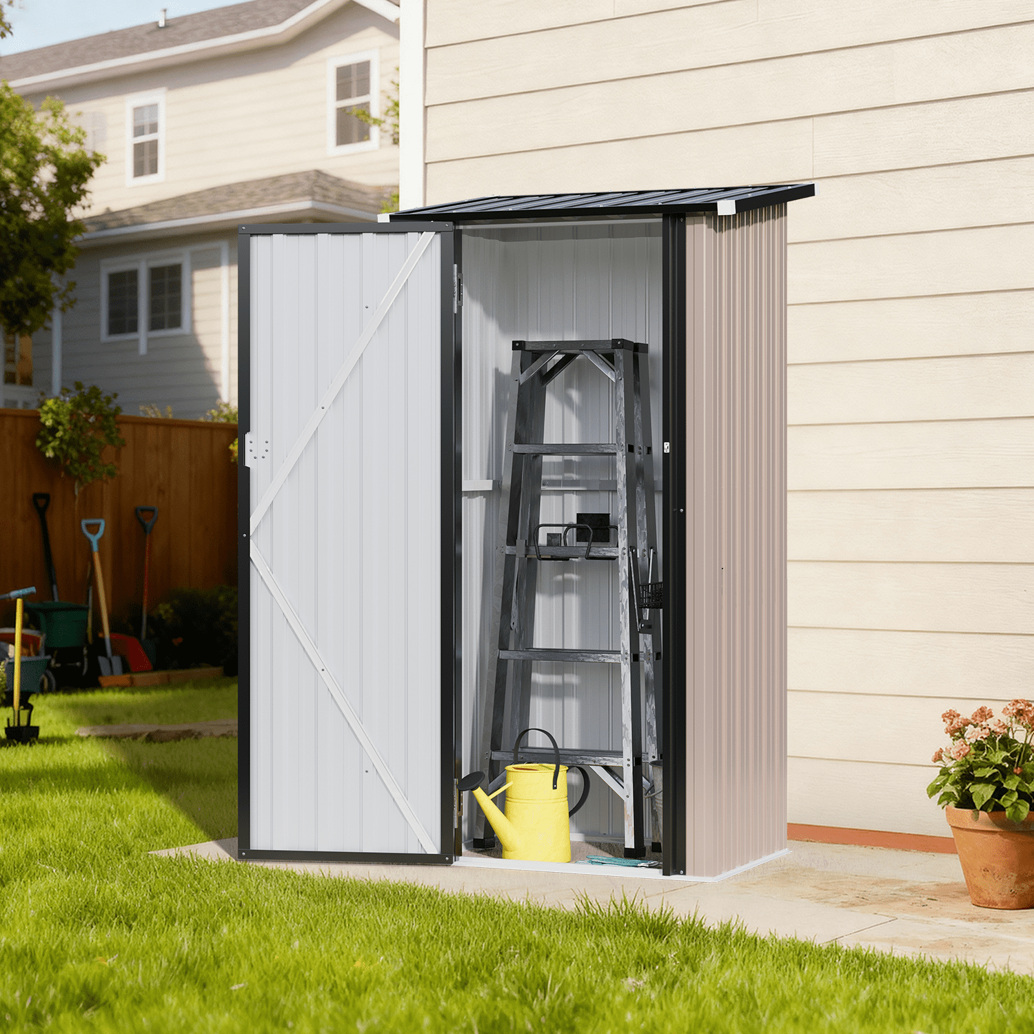3x3 FT Metal Storage Shed, Sma – Gardening Tools In recenzja i cena