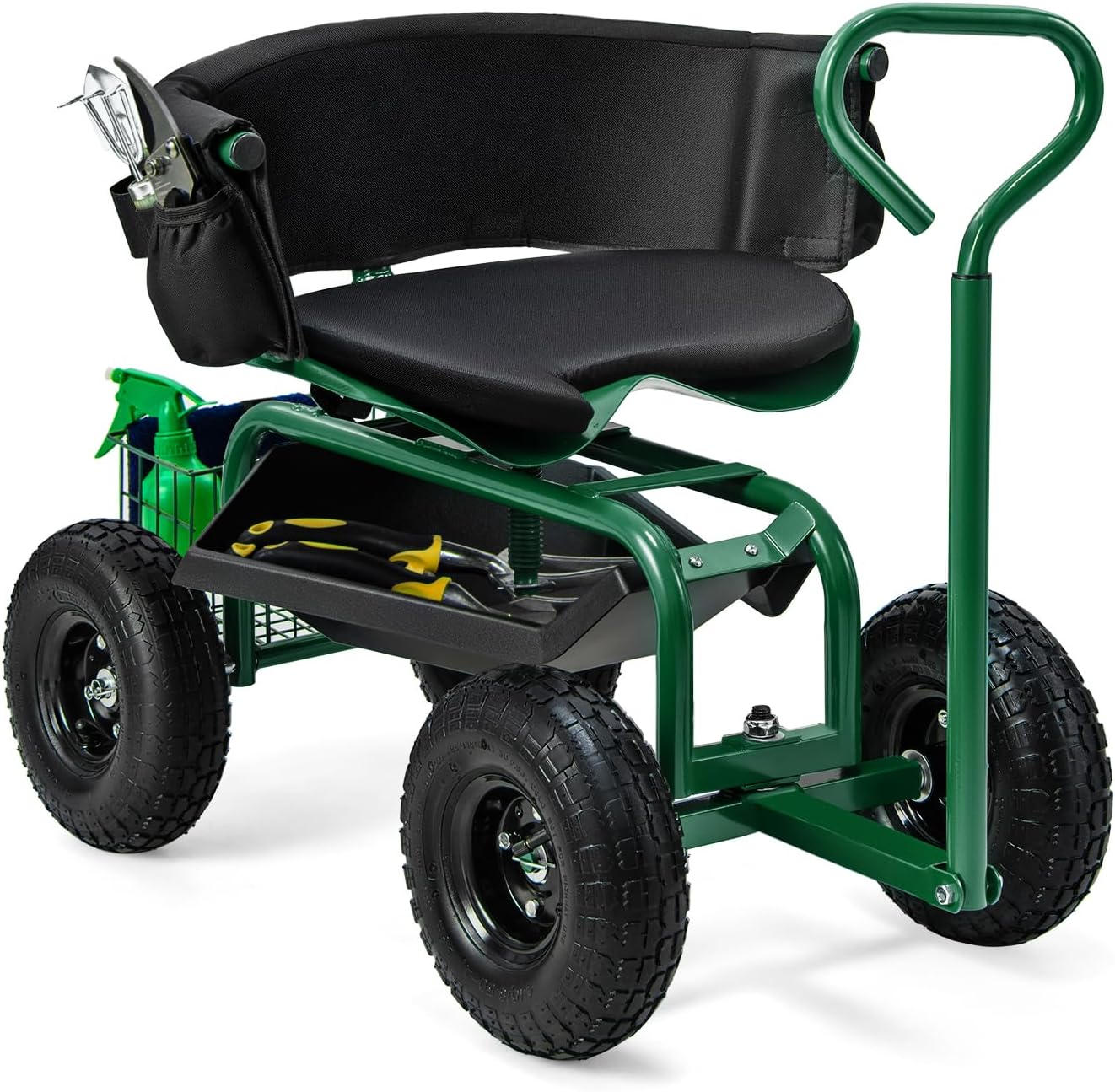 Rolling Gardening Seat with Wh – Gardening Tools For Seniors recenzja i cena