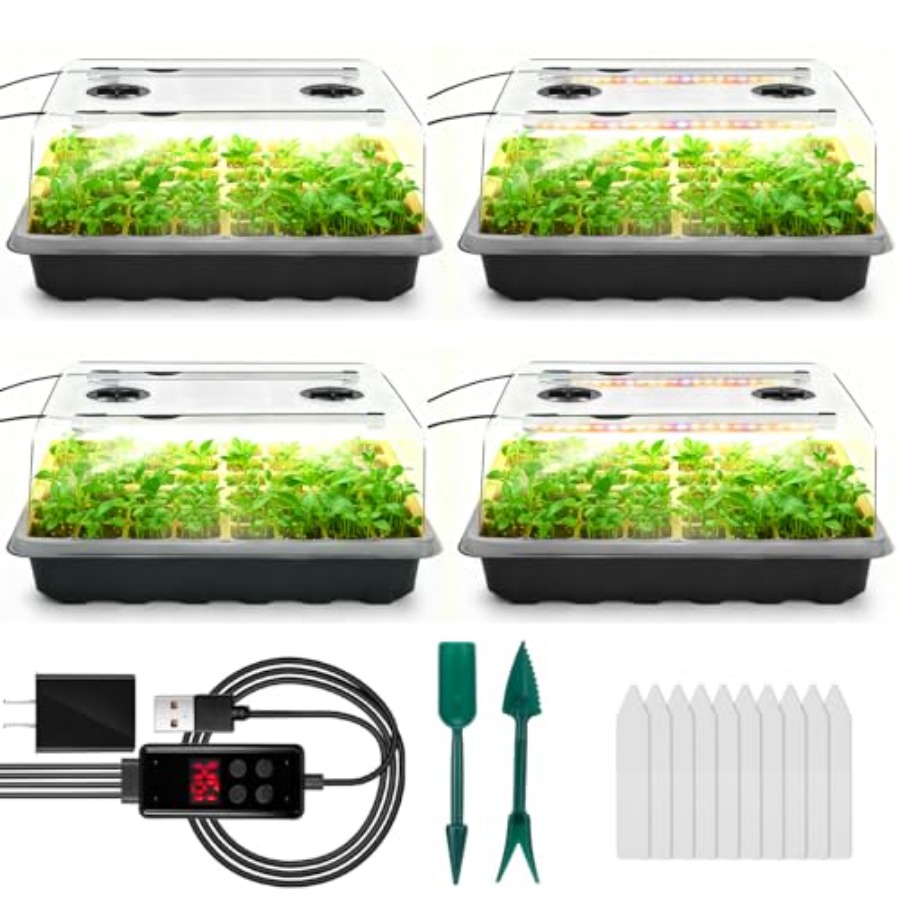 Seed Starter Tray with Grow Li – Seed Starter Trays recenzja i cena
