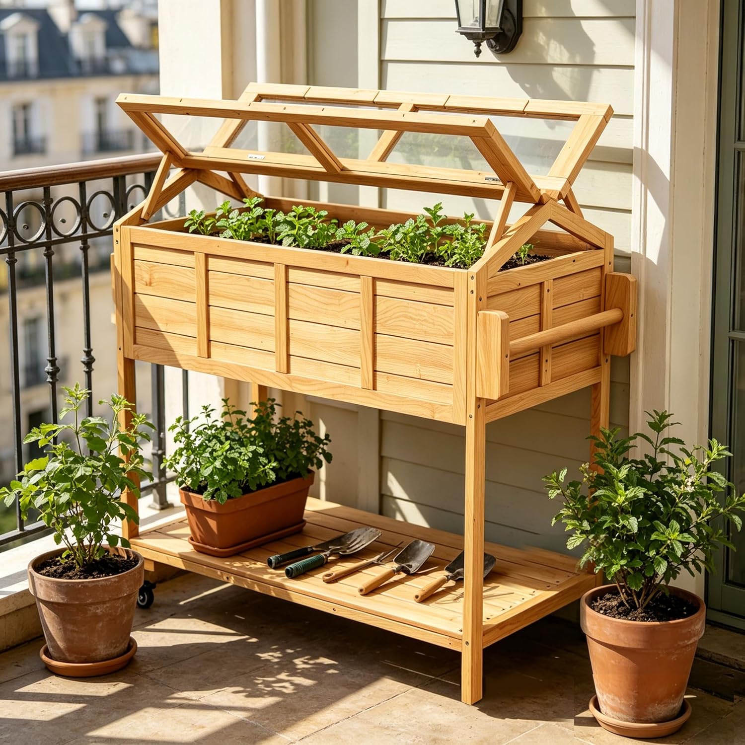 Elevated Raised Garden Bed on  – Seed Starter Trays recenzja i cena