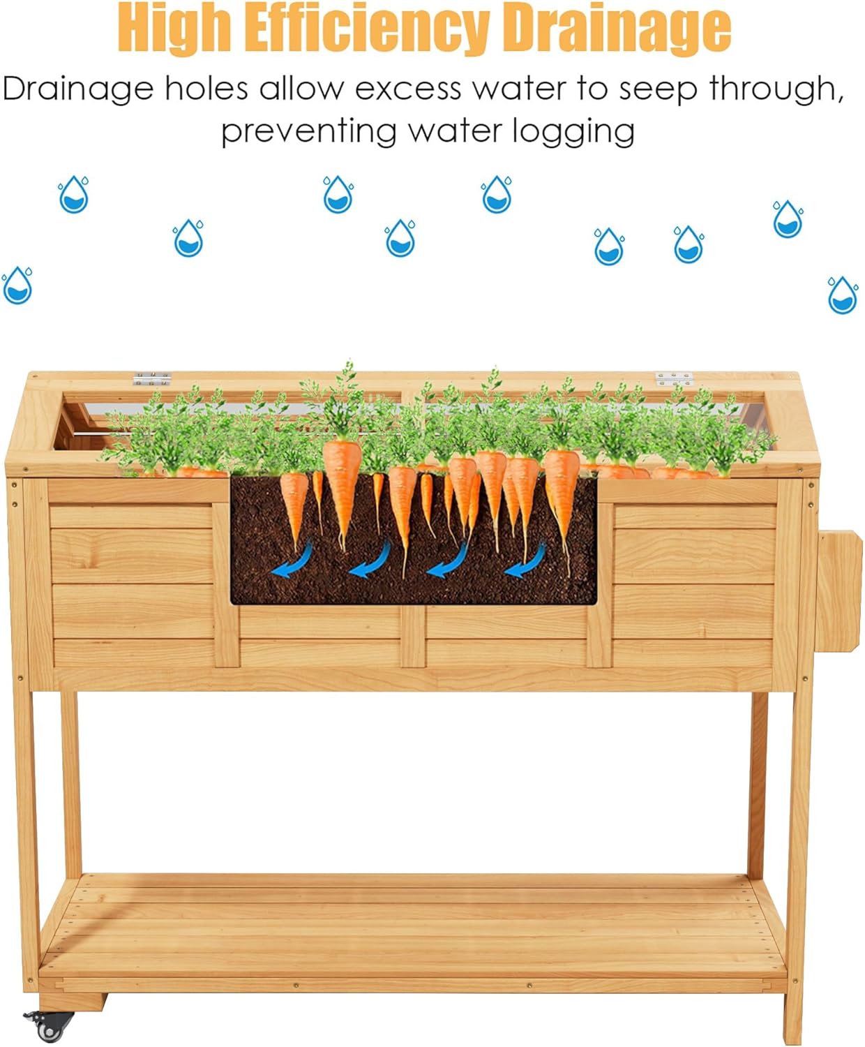Elevated Raised Garden Bed on  – Seed Starter Trays recenzja i cena