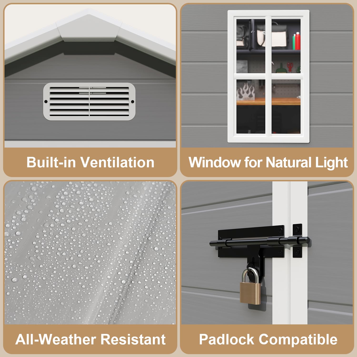 All-Weather Resin Outdoor Stor – Gardening Tools In recenzja i cena
