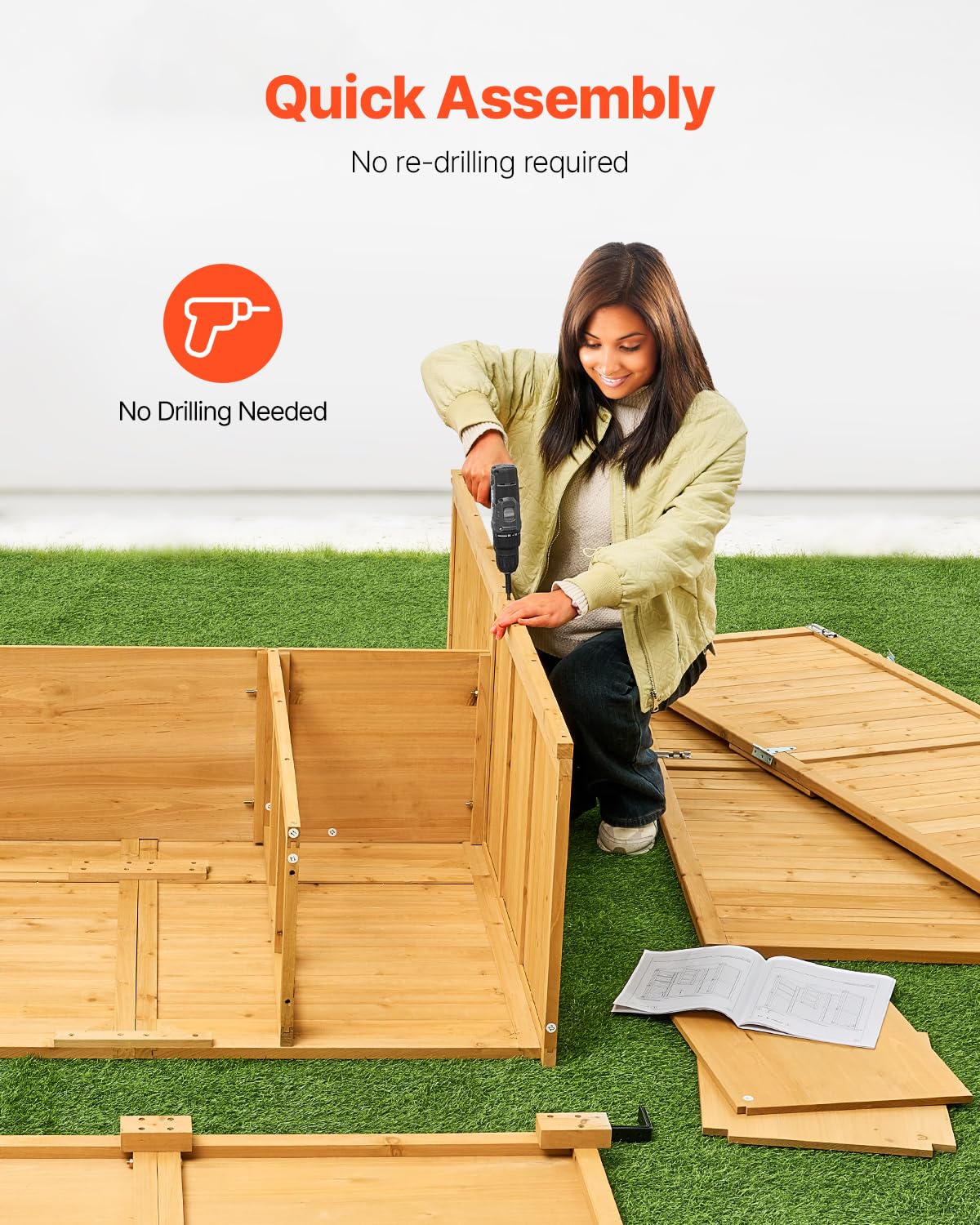 Large Wooden Outdoor Storage S – Gardening Tools In recenzja i cena
