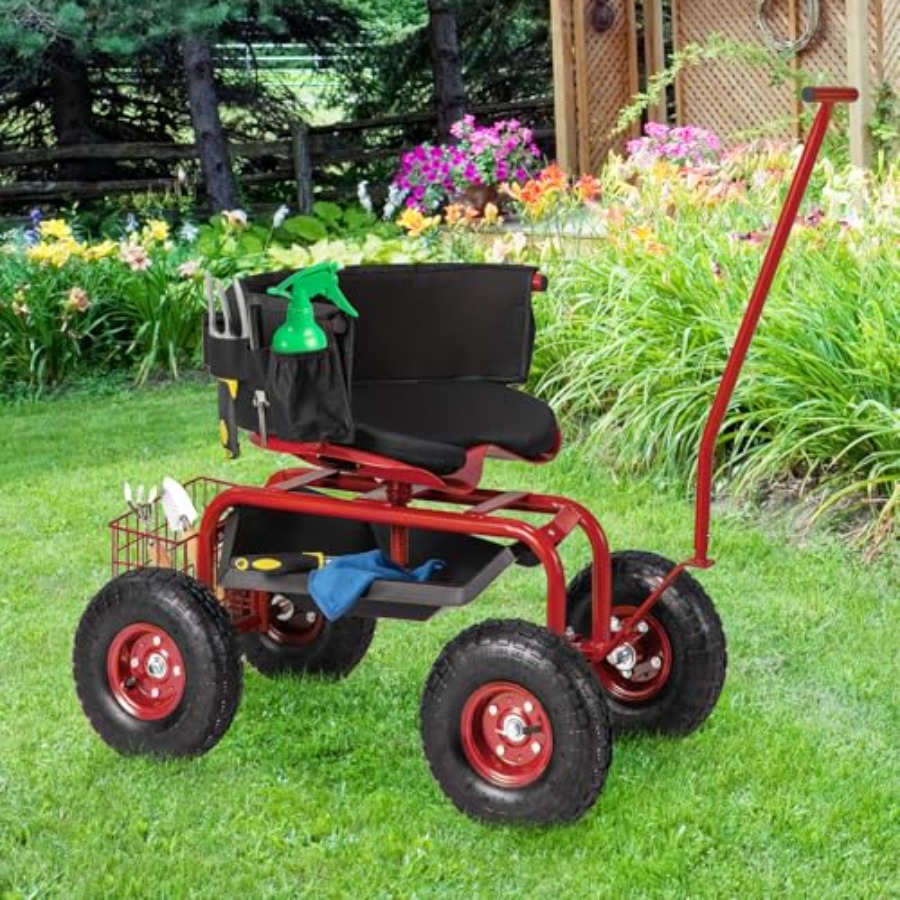 Outdoor gardening seat wagon w – Gardening Tools For Seniors recenzja i cena