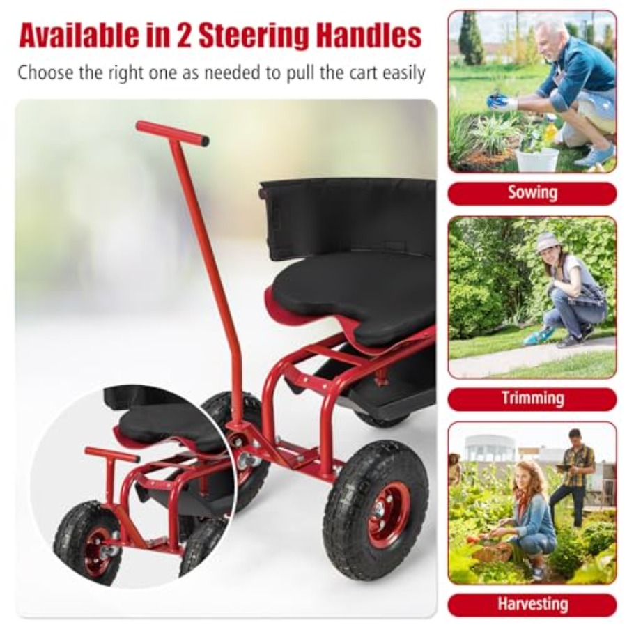 Outdoor gardening seat wagon w – Gardening Tools For Seniors recenzja i cena