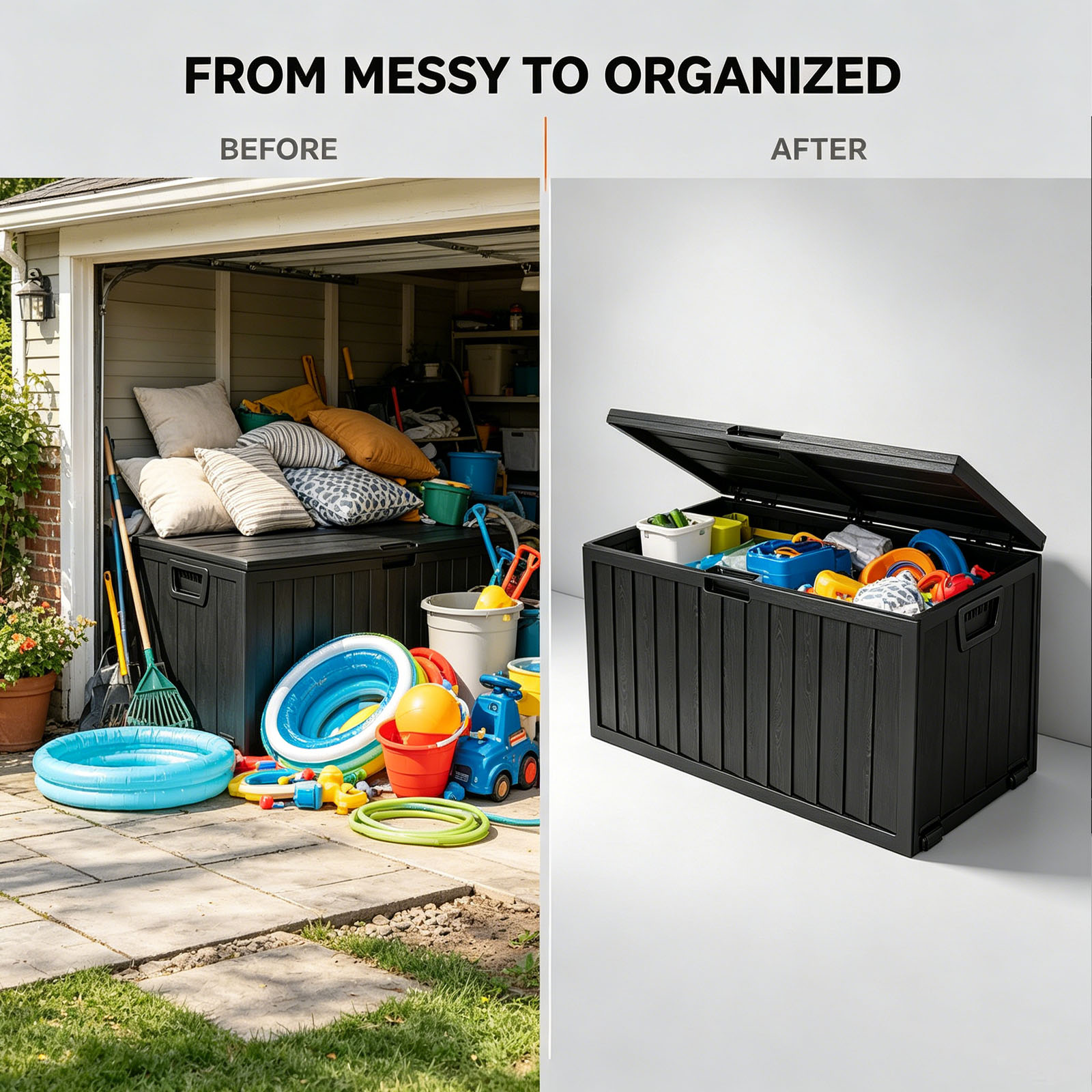 75 Gallon Outdoor Resin Deck S – Gardening Tools Rack recenzja i cena
