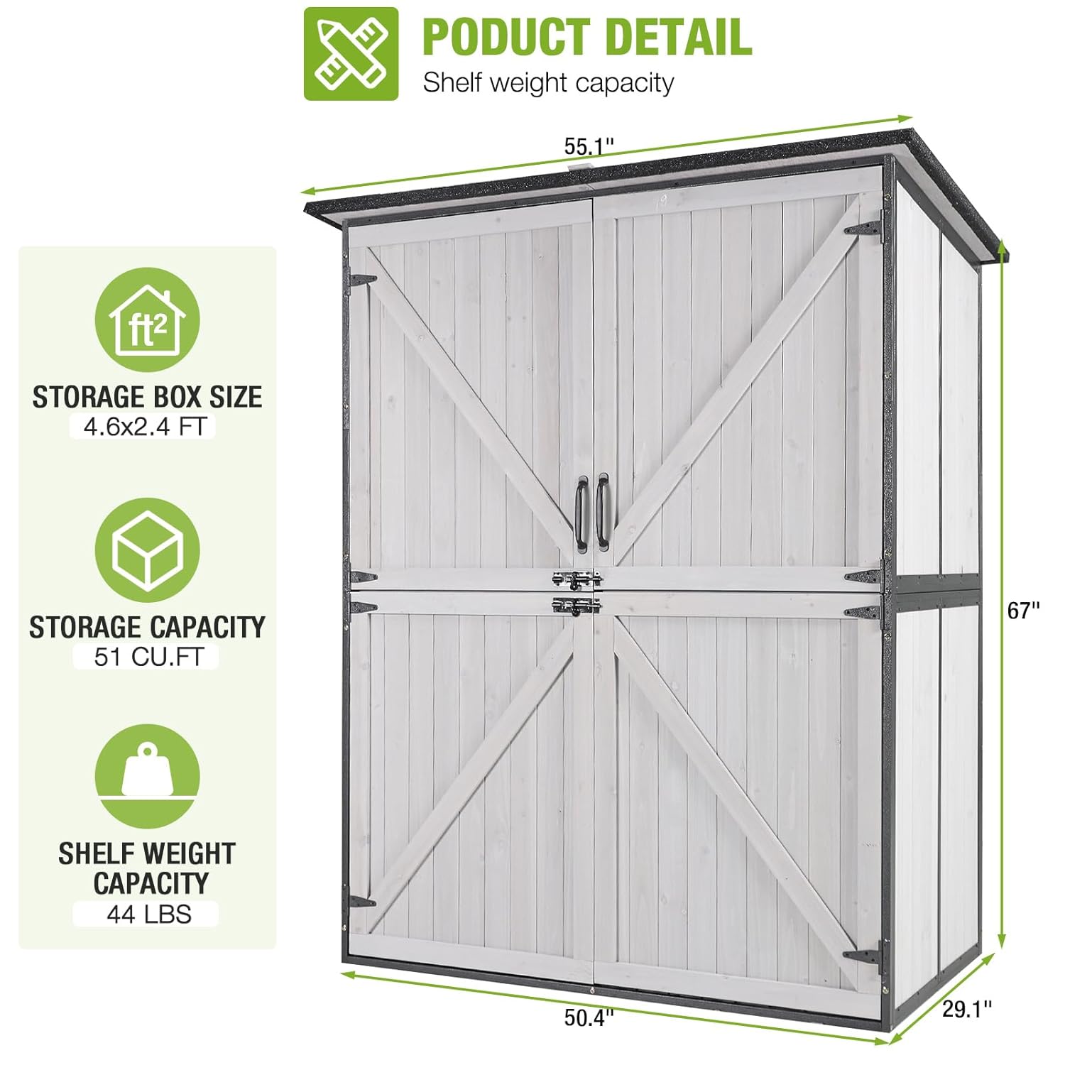 Outdoor Cabinet Storage Shed w – Gardening Tools In recenzja i cena