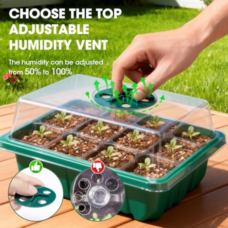 5 Packs Seed Starter Tray with – Seed Starter Trays recenzja i cena
