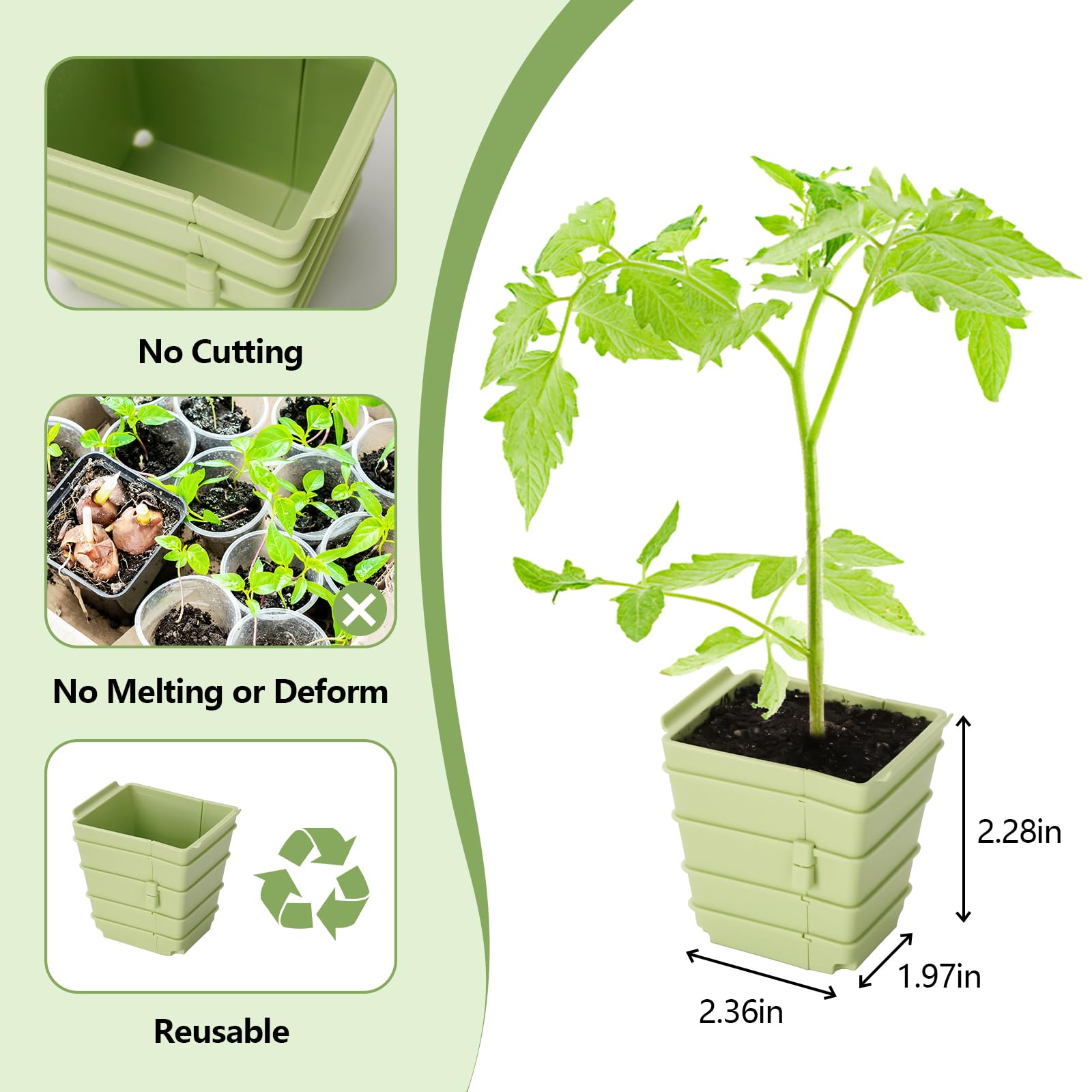 Side-Open Seed Starter Tray 8- – Seed Starter Trays recenzja i cena