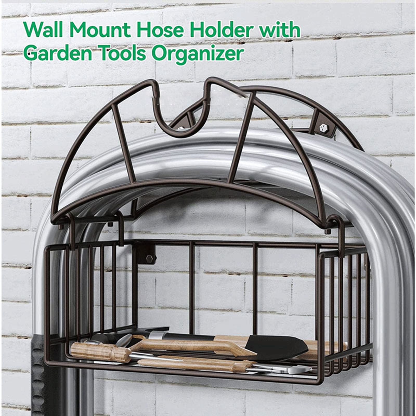 Wall Mount Garden Hose Holder  – Gardening Tools Rack recenzja i cena