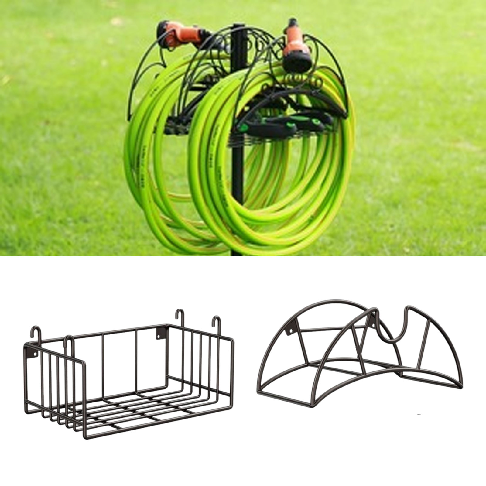 Wall Mount Garden Hose Holder  – Gardening Tools Rack recenzja i cena