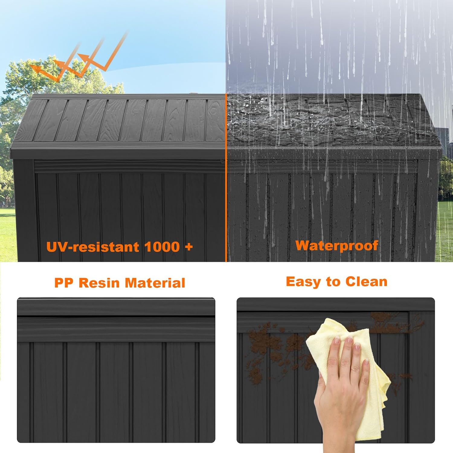 180Gal Lockable Resin Deck Box – Gardening Tools In recenzja i cena