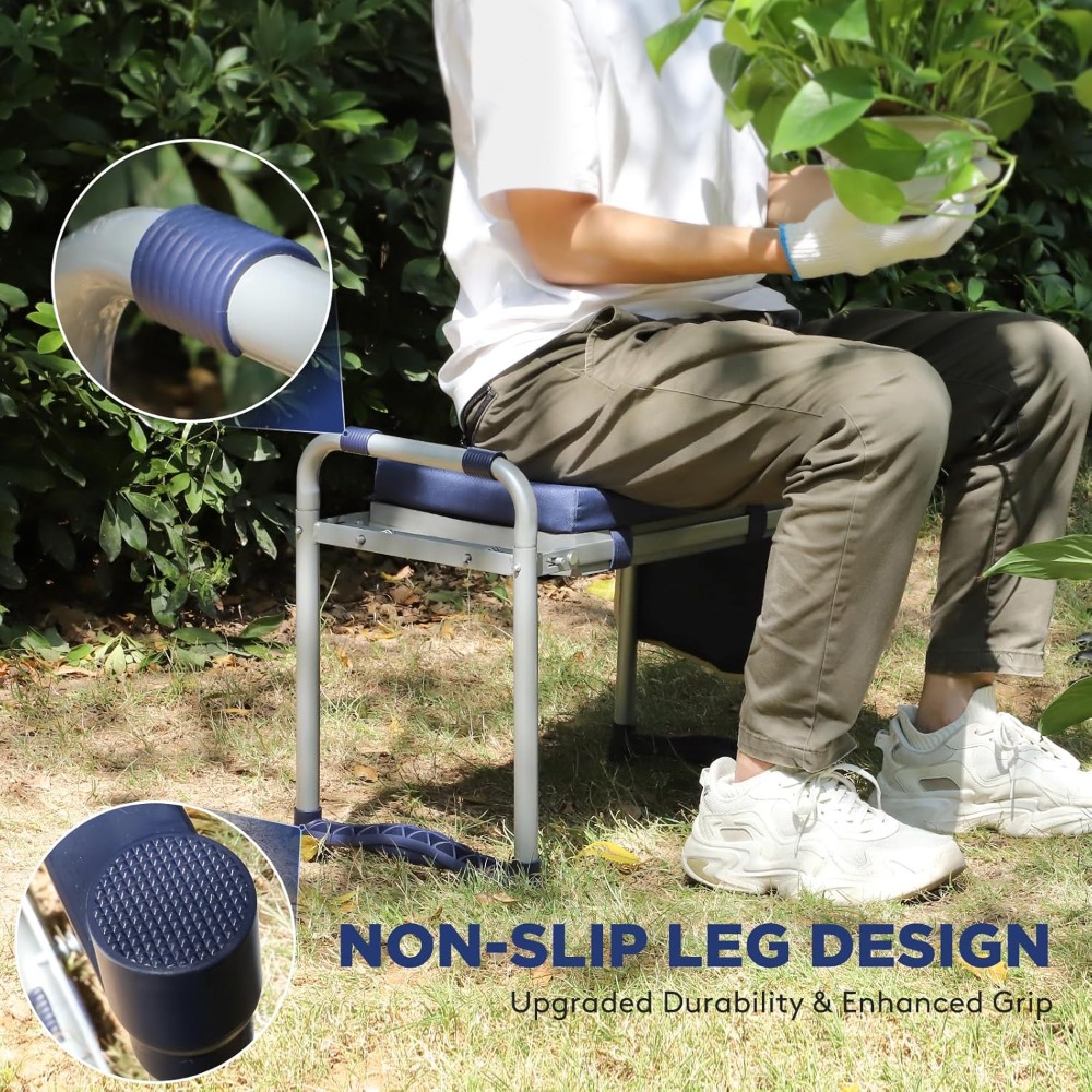 Foldable Garden Kneeler and Se – Gardening Tools For Seniors recenzja i cena
